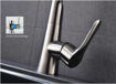 Imagen de Grifo cocina con extensible rojo acero inox. FIMETA