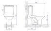 Imagen de Kit Aspen inodoro + cisterna + tapa + conexiones blanco DECA