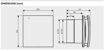Imagen de Extractor decor 300 design 230M3-165mm vidrio/pared SOLER Y PALAU