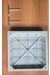 Imagen de TAPA Y MARCO MOSAICO RESINA 40X40 (LIGHT DUTY) PEATONAL LACHS