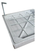 Imagen de TAPA Y MARCO MOSAICO RESINA 60X60 (LIGHT DUTY) PEATONAL LACHS